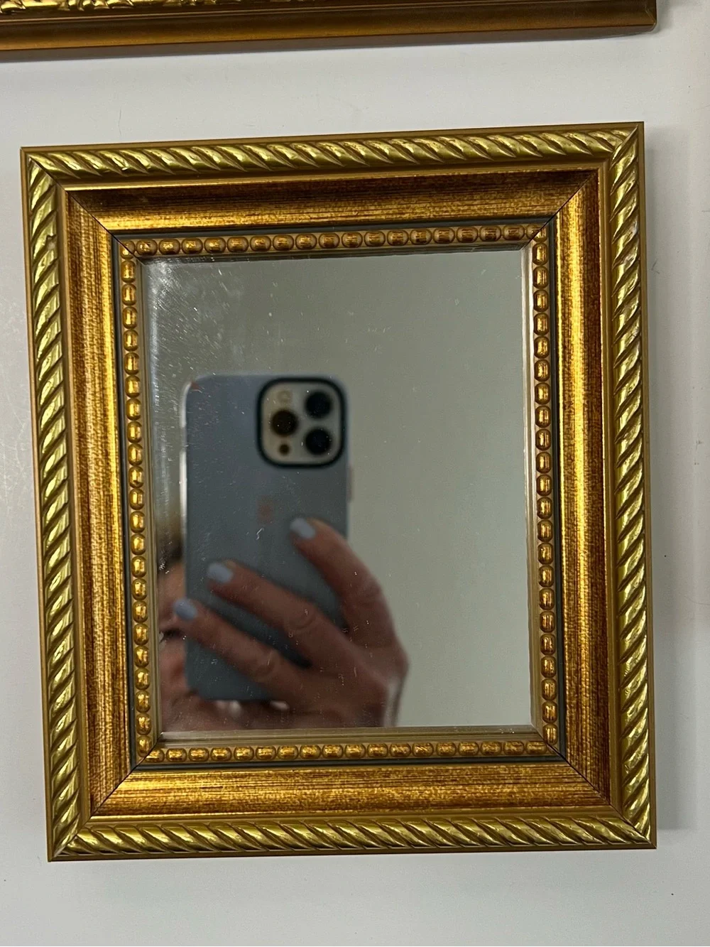 Vintage Gold Framed Decorative Mirrors Set of 5